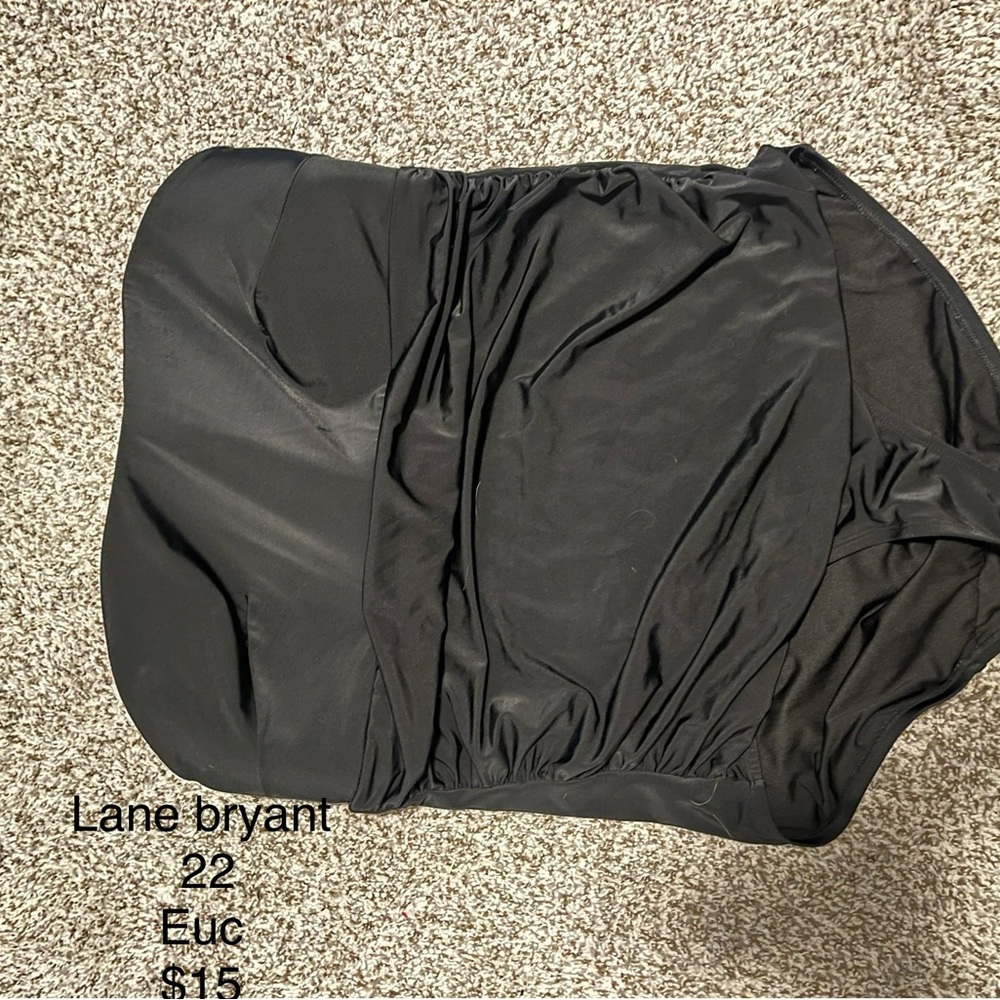 Black Ruched Swimsuit